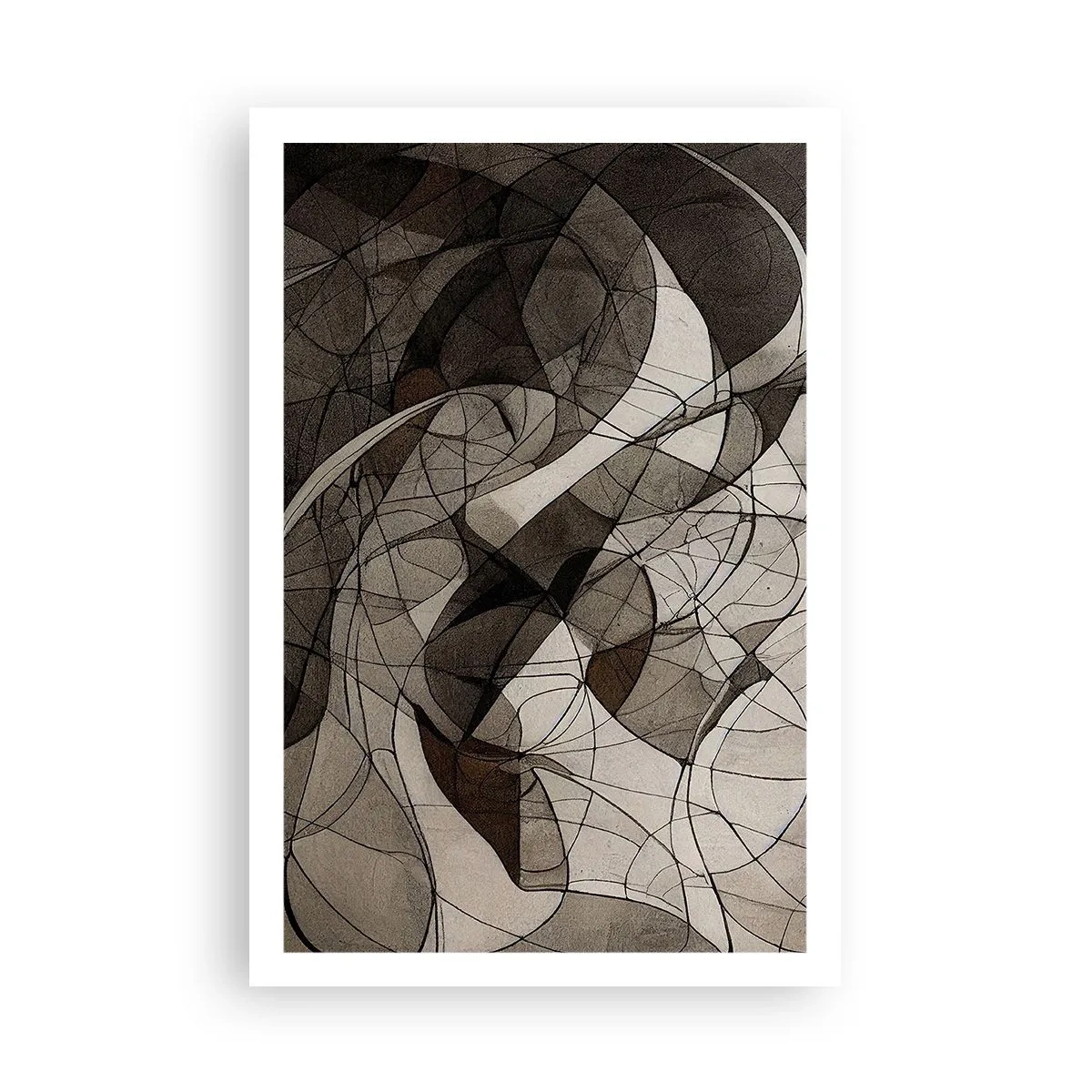 Poster - Zirkulation von Erdfarben - 61x91 cm