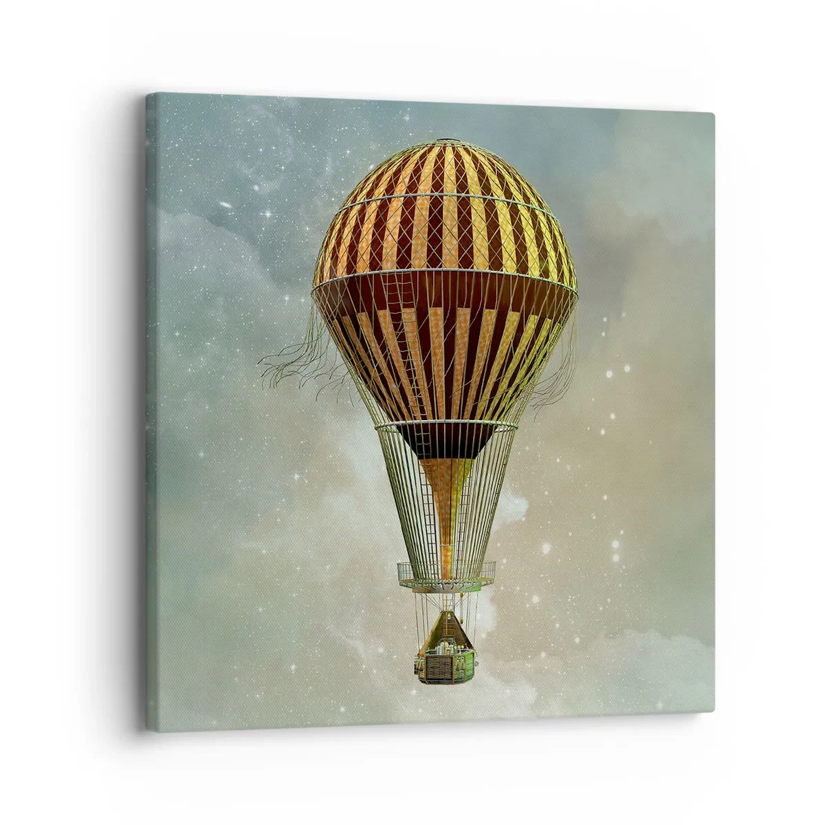 Bild auf Leinwand - Leinwandbild - Pionierflüge - 30x30 cm