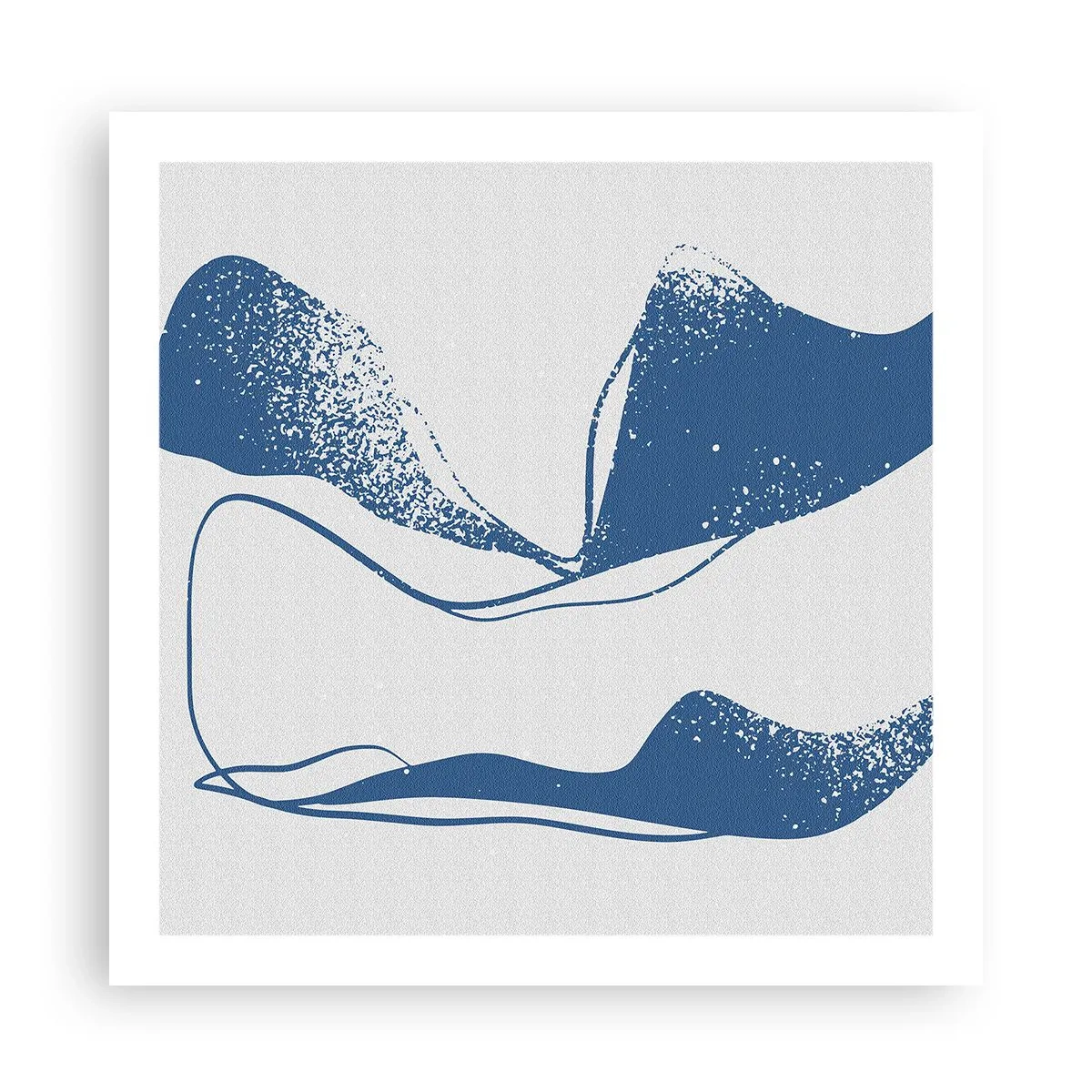 Poster - Geflügelte Abstraktion - 60x60 cm