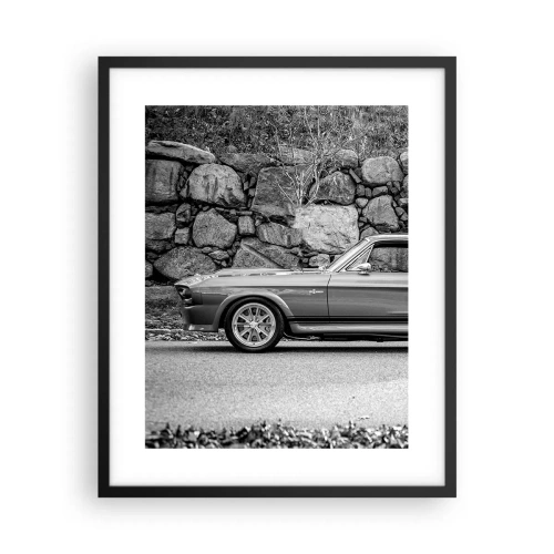 Poster in einem schwarzem Rahmen - Die Legende der 1960er - 40x50 cm