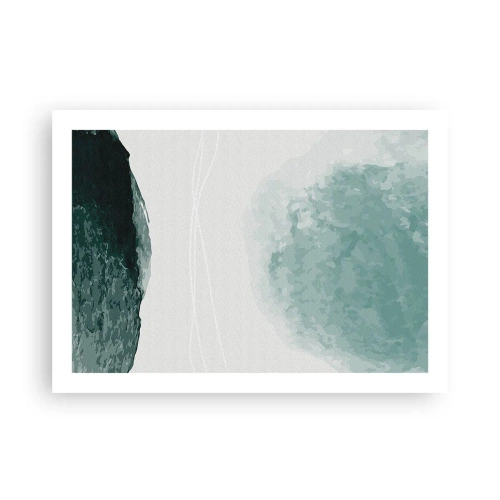Poster - Begegnung mit Nebel - 70x50 cm