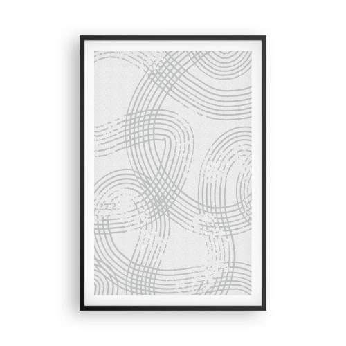 Poster in einem schwarzem Rahmen - Es gibt keinen einfachen Weg - 61x91 cm