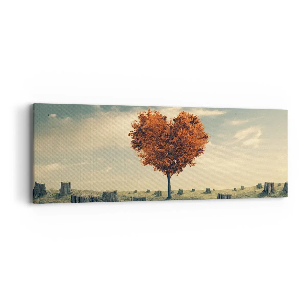 Bild auf Leinwand - Leinwandbild - Es gibt noch Hoffnung - 90x30 cm