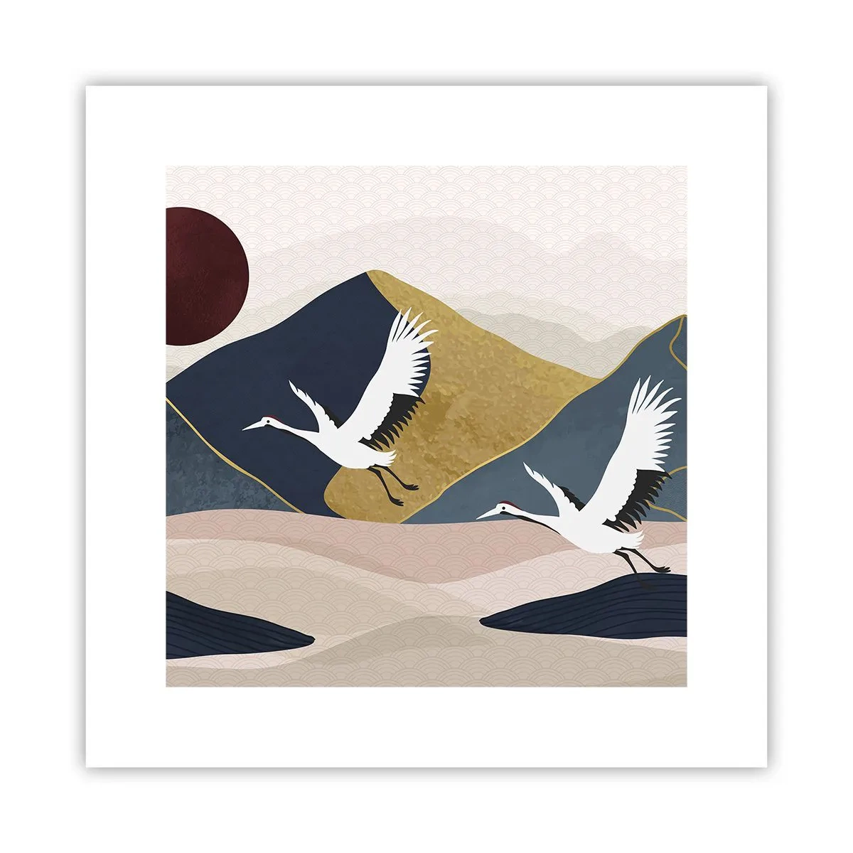 Poster - Es ist wieder ein Tag VERFLOGEN - 30x30 cm