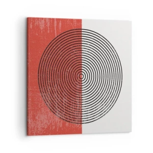 Bild auf Leinwand - Leinwandbild - Auf den Punkt gebracht - 60x60 cm