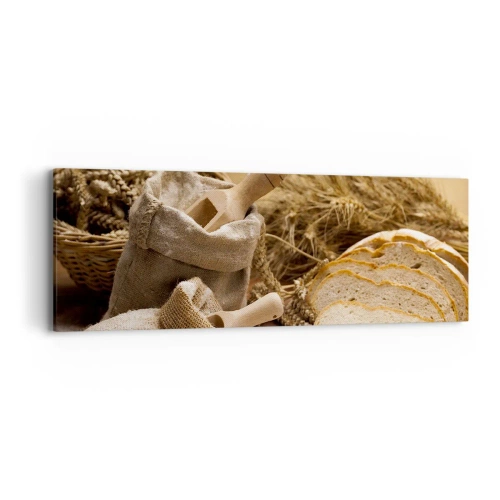 Bild auf Leinwand - Leinwandbild - Wie mit einem Messer geschnitten - 90x30 cm