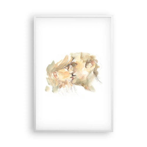 Poster in einem weißen Rahmen - Hälfte gefunden? - 61x91 cm