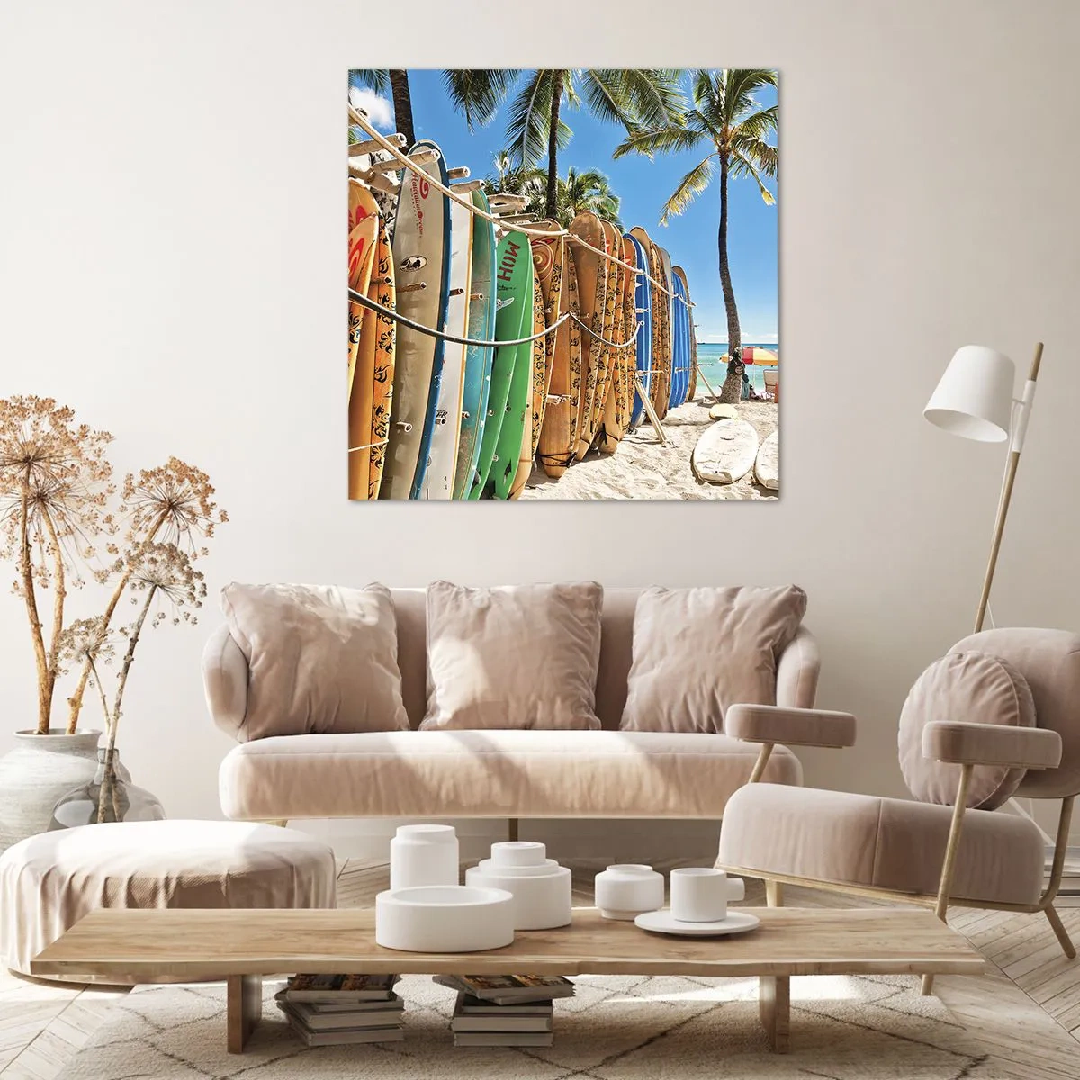 Bild auf Leinwand - Leinwandbild - Sonniger Spaß - 40x40 cm