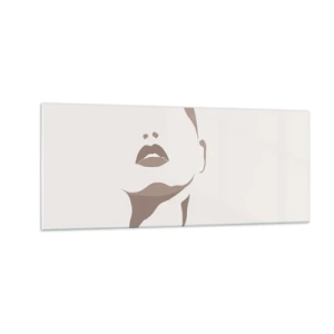 Glasbild - Bild auf glas - Aus Licht und Schatten - 100x40 cm