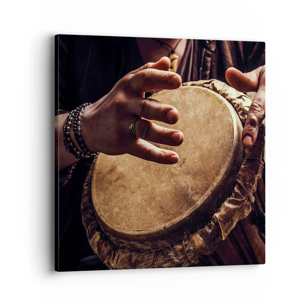 Bild auf Leinwand - Leinwandbild - Im Rhythmus des Herzens - 40x40 cm