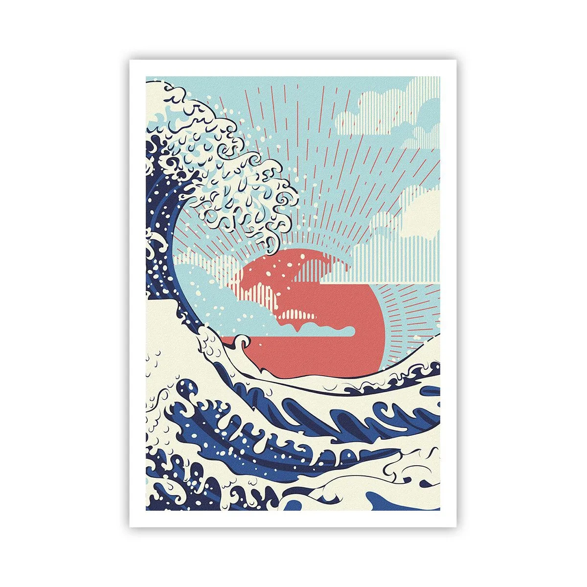 Poster - Von japanischer Inspiration - 70x100 cm