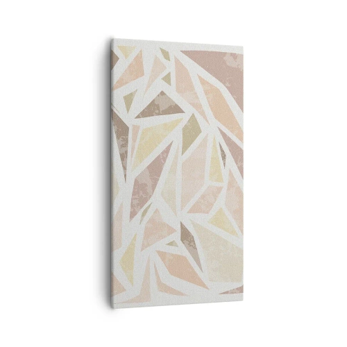 Bild auf Leinwand - Leinwandbild - Buntglas-Komposition - 55x100 cm