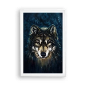 Poster in einem weißen Rahmen - Alpha? Und Omega - 61x91 cm