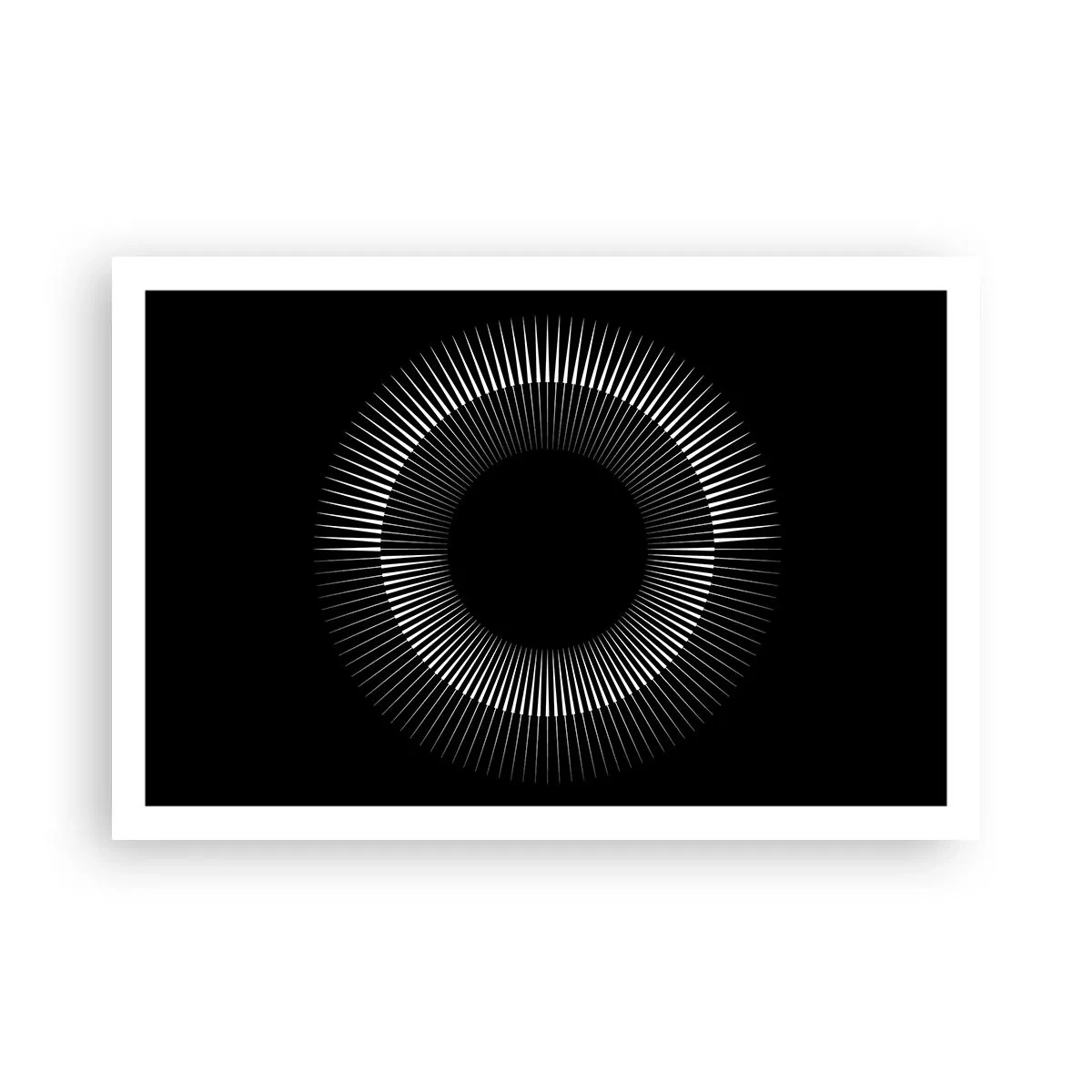 Poster - Schwarze Sonne - 91x61 cm