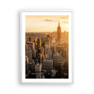 Poster in einem weißen Rahmen - In der Sonne wachsen - 50x70 cm