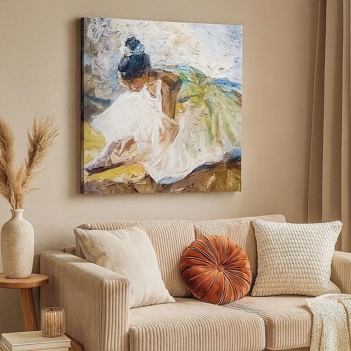 Bild auf Leinwand - Leinwandbild - Aus einem Gemälde von Degas - 30x30 cm