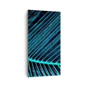 Bild auf Leinwand - Leinwandbild - Grüne Textur - 65x120 cm