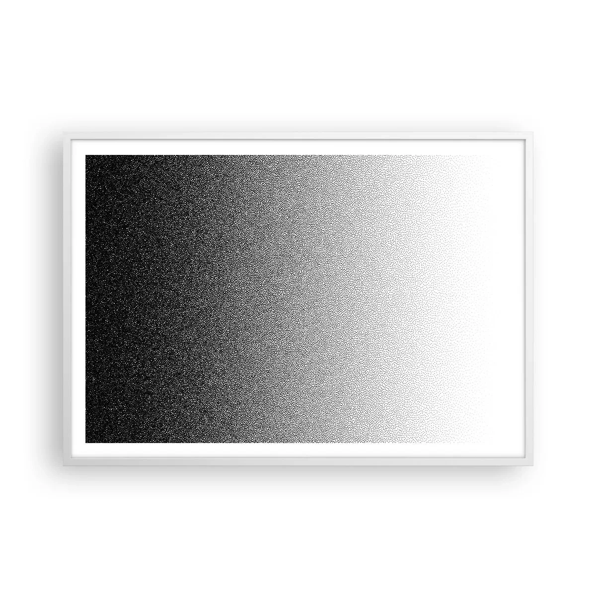 Poster in einem weißen Rahmen - Dem Licht entgegen - 100x70 cm