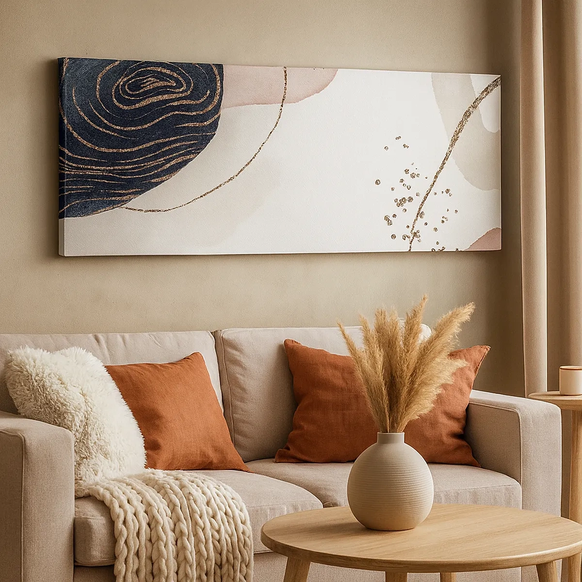 Bild auf Leinwand - Leinwandbild - Alles fließt - 30x30 cm