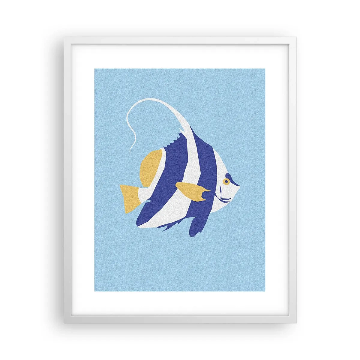 Poster in einem weißen Rahmen - Vermisse tropische Gewässer - 40x50 cm