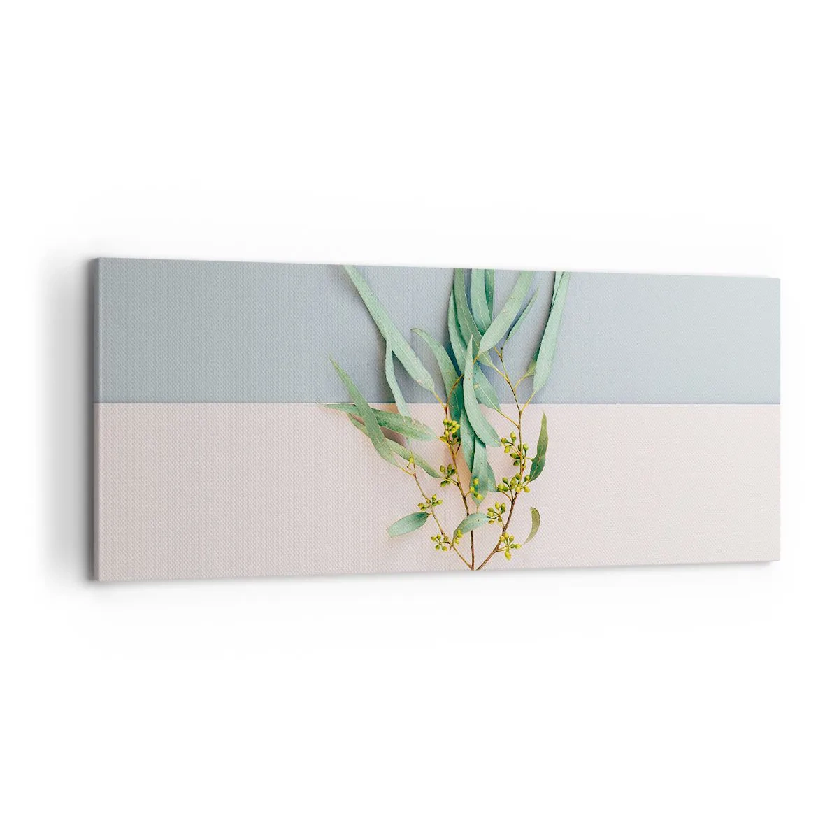 Bild auf Leinwand - Leinwandbild - Pastellige Subtilität - 100x40 cm