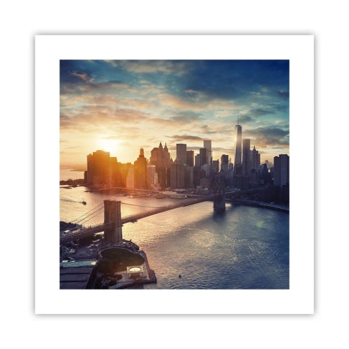 Poster - Westliches Kulturdenkmal - 40x40 cm