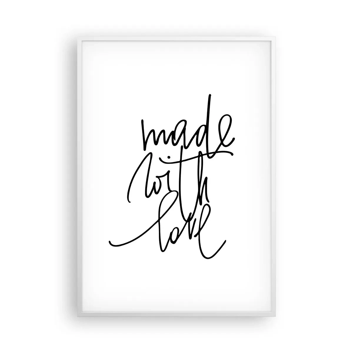 Poster in einem weißen Rahmen - Die beste Marke - 70x100 cm