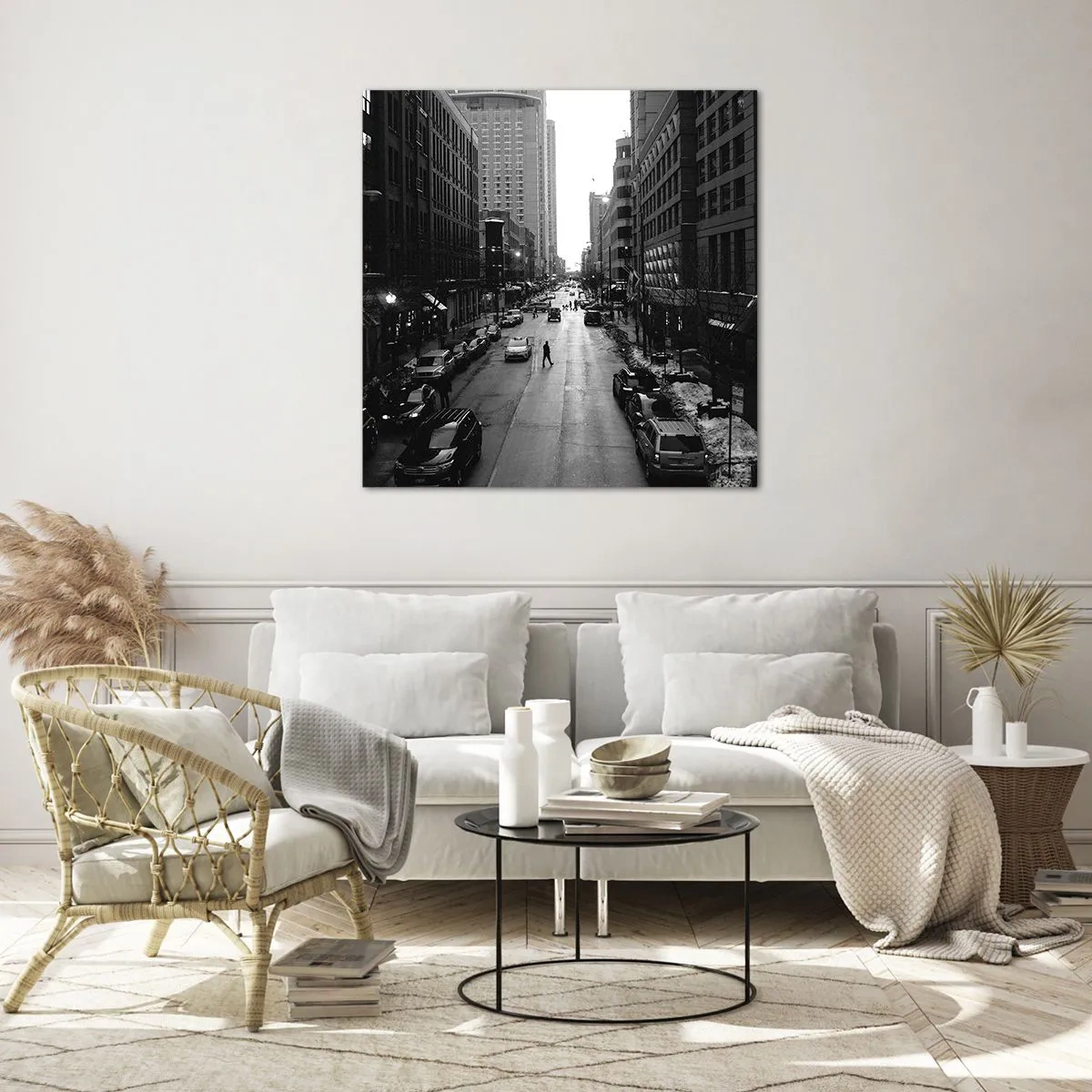 Glasbild - Bild auf glas - Ein weiterer Tag wie jeder andere Tag - 50x50 cm