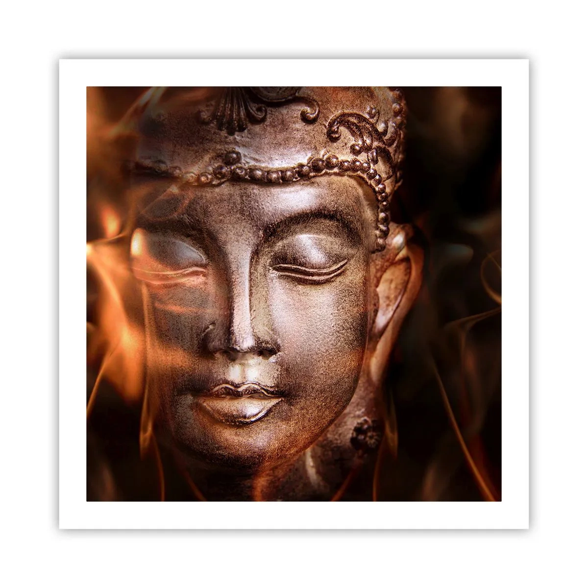 Poster - Es existiert nur hier und jetzt - 60x60 cm