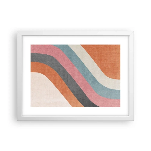 Poster in einem weißen Rahmen - Diagonale Komposition – Bewegung - 40x30 cm