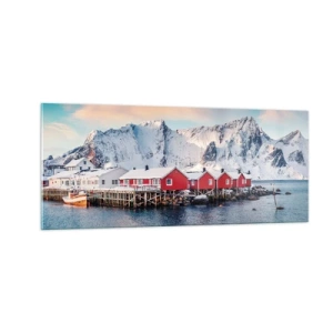 Glasbild - Bild auf glas - Nördlicher Rückzug - 100x40 cm