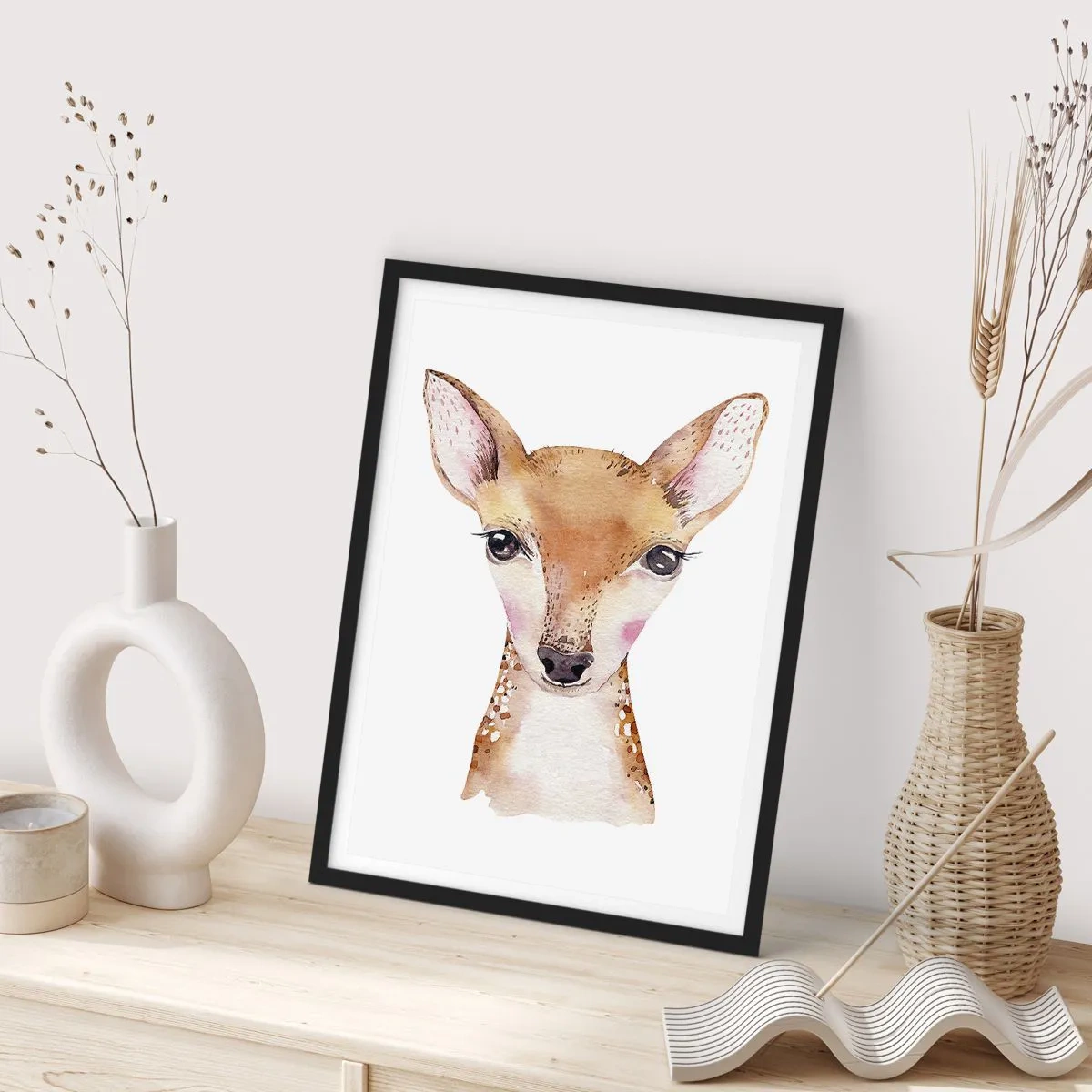 Poster in einem schwarzem Rahmen - Die Natur der Unschuld - 30x40 cm