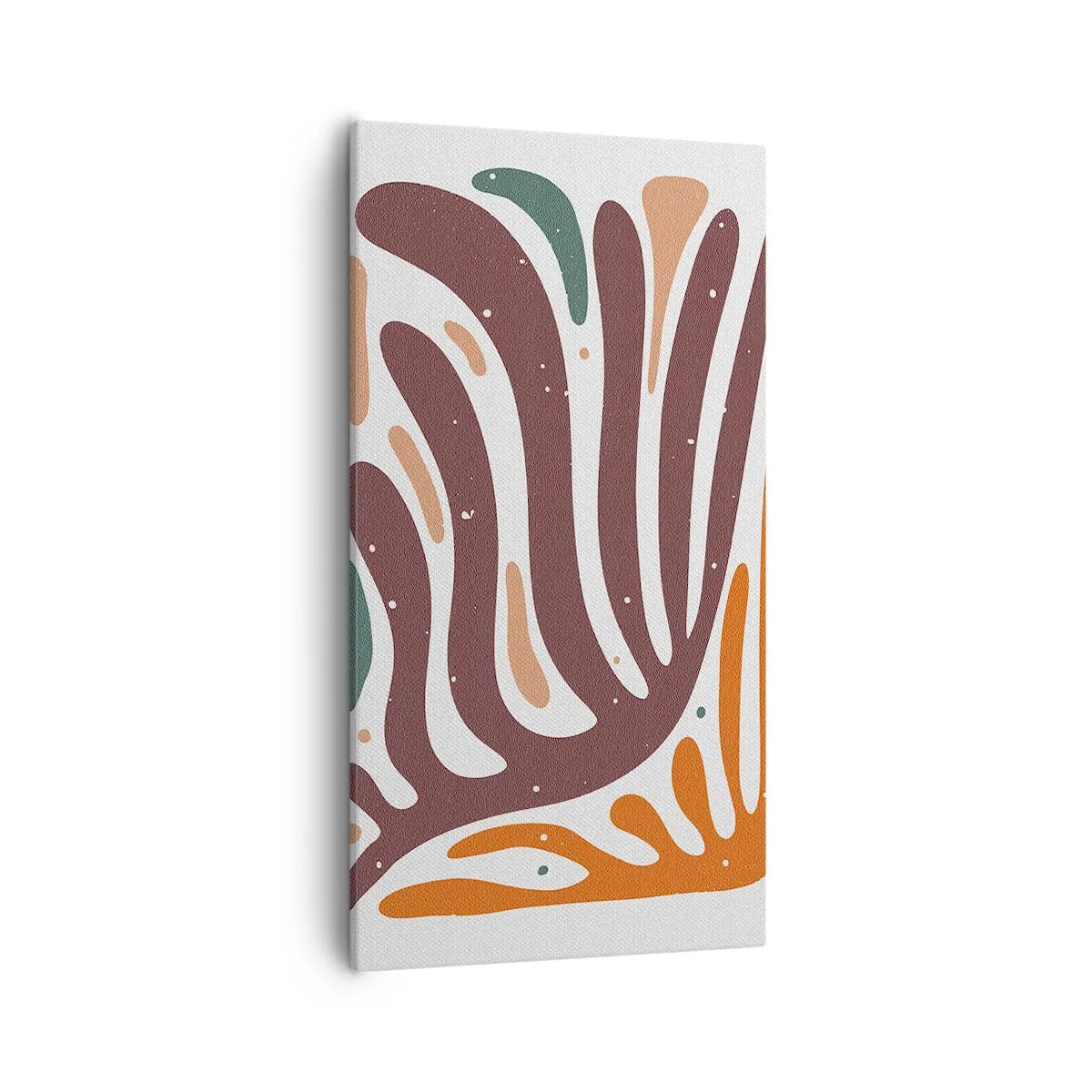 Bild auf Leinwand - Leinwandbild - Strahlende organische Komposition - 55x100 cm