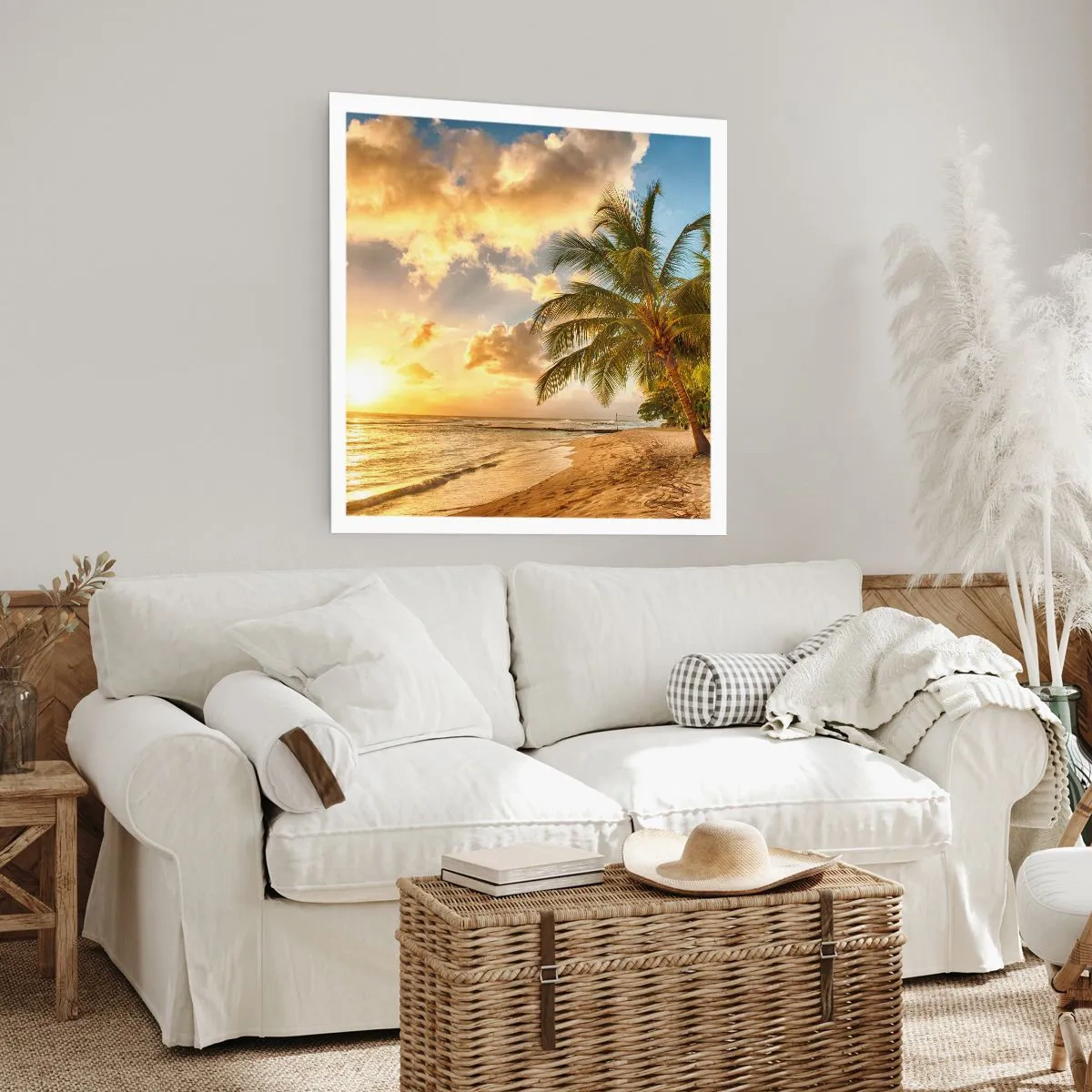 Poster - Ewiger Sommer, immer Urlaub - 40x40 cm