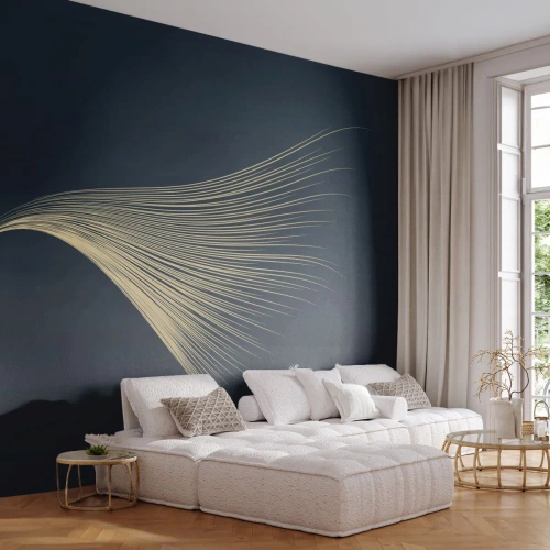 Fototapete Standard Eco - Wie das Haar eines Engels - Abstraktion, Stück, Grafik - 200x140 cm