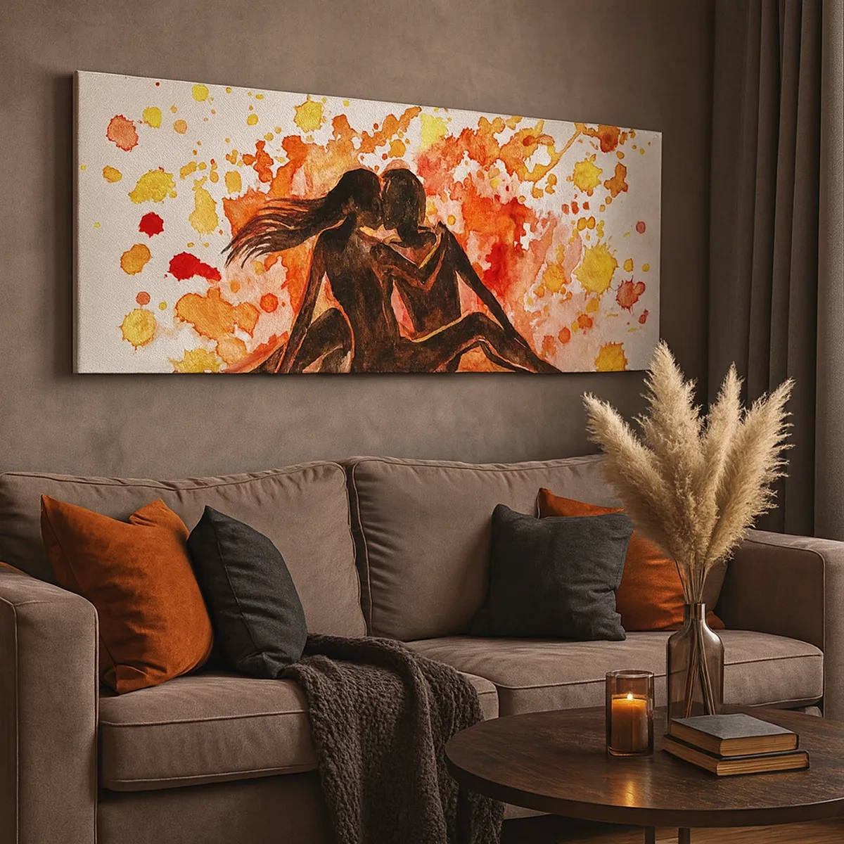 Bild auf Leinwand - Leinwandbild - Und es war Licht - 30x30 cm