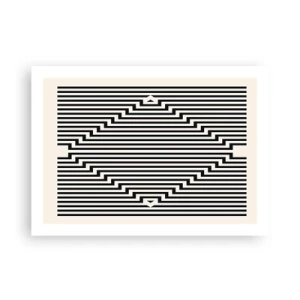 Poster - Geometrische Illusion - 70x50 cm
