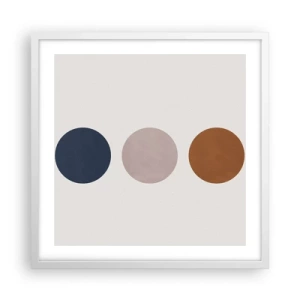 Poster in einem weißen Rahmen - Ein Symbol für Exzellenz - 50x50 cm