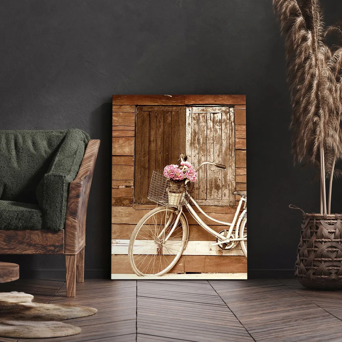 Bild auf Leinwand - Leinwandbild - Ich komme gleich wieder - 45x80 cm