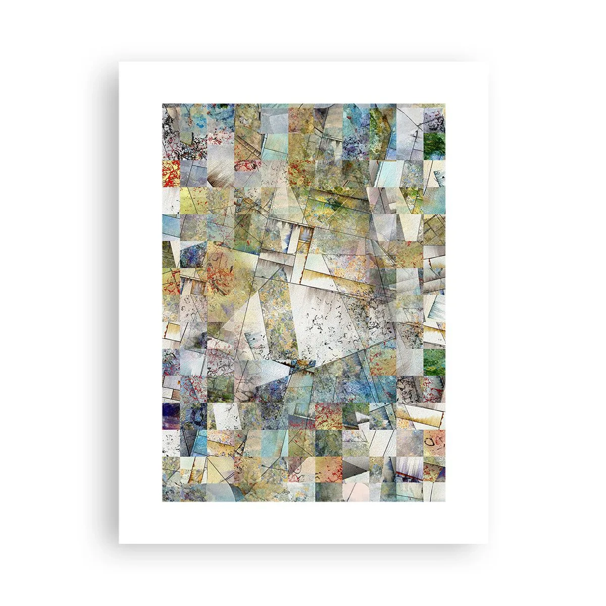 Poster - Geometrische Mischung - 30x40 cm