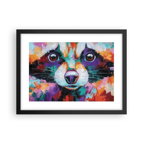 Poster in einem schwarzem Rahmen - Nur gute Emotionen - 40x30 cm
