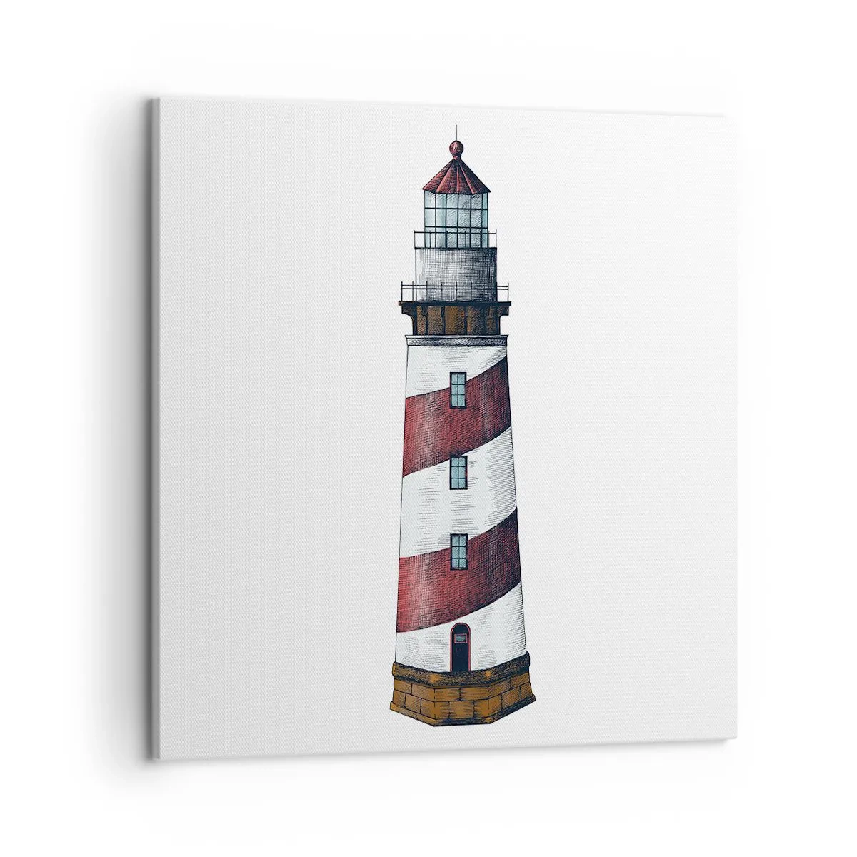 Bild auf Leinwand - Leinwandbild - Immer auf der Hut - 50x50 cm