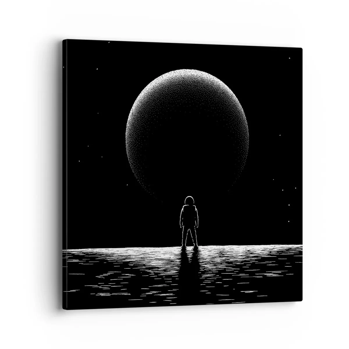 Bild auf Leinwand - Leinwandbild - Angesicht zu Angesicht - 40x40 cm