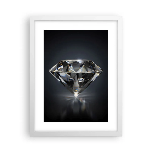 Poster in einem weißen Rahmen - Beste Freundin - 30x40 cm