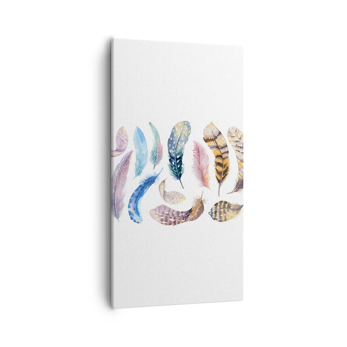 Bild auf Leinwand - Leinwandbild - Hell, bunt und bunt - 55x100 cm