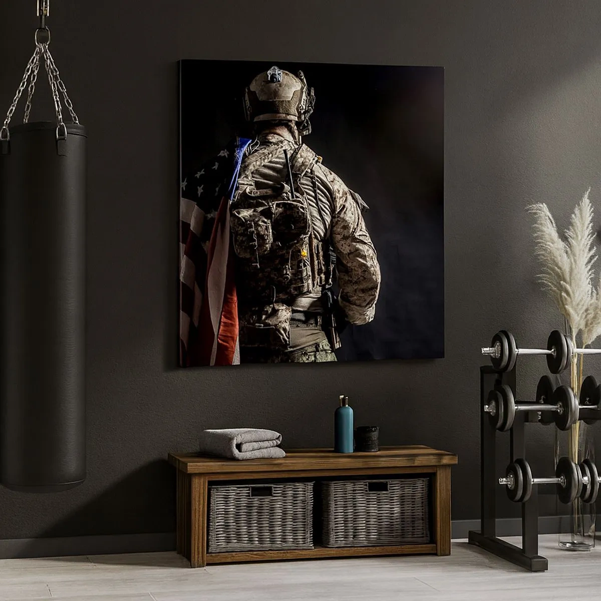 Bild auf Leinwand - Leinwandbild - Darum - 30x30 cm