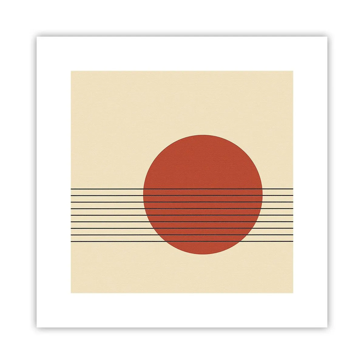 Poster - Immer wieder und weiter - 30x30 cm