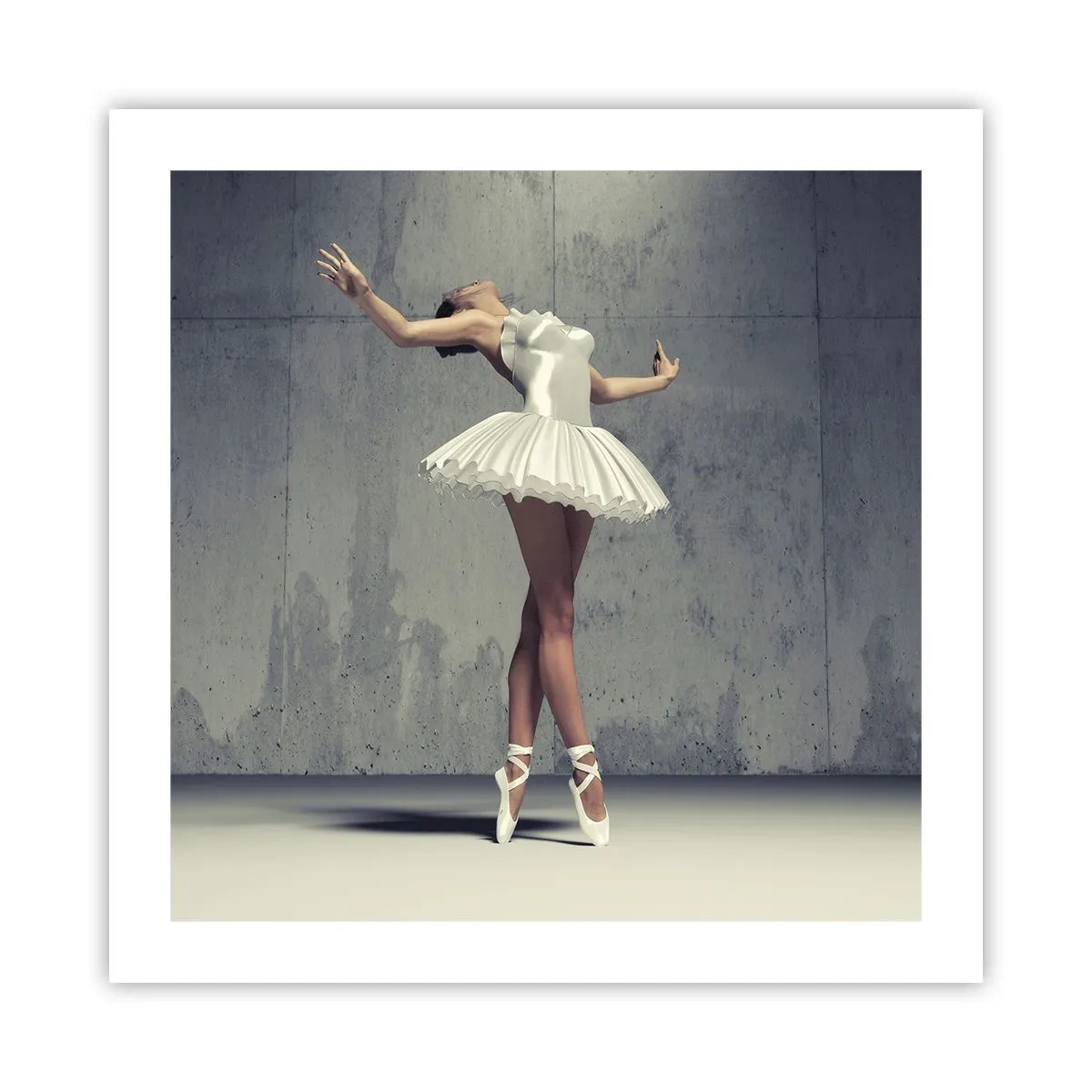 Poster - Leicht wie ein Vogel - 50x50 cm