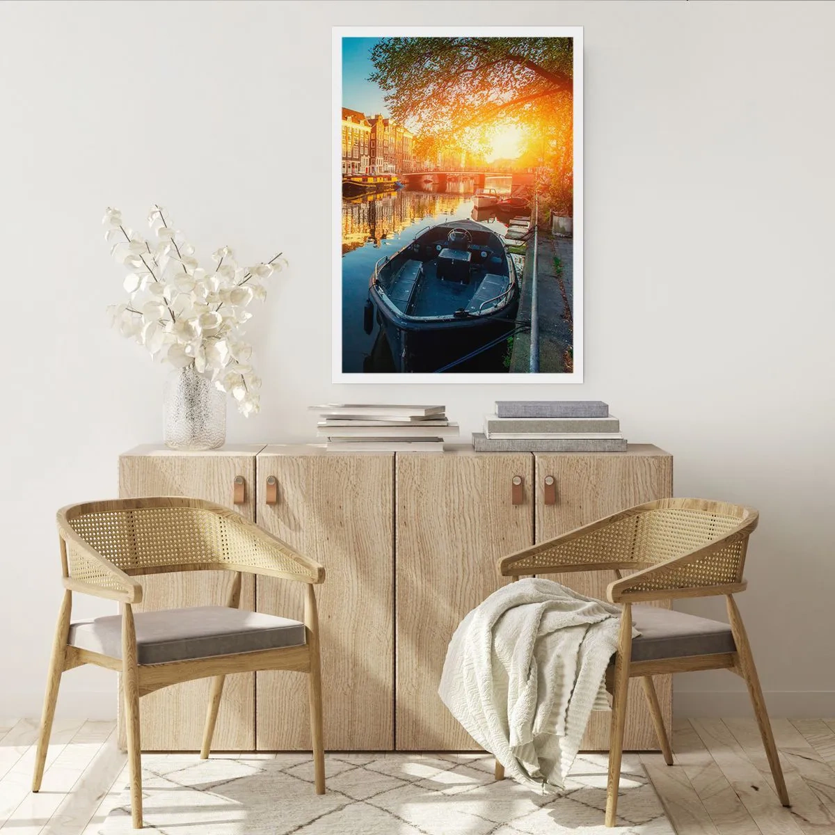 Poster - Morgen in Amsterdam - 40x50 cm