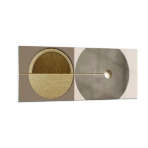 Glasbild - Bild auf glas - Perfekte Balance - 100x40 cm